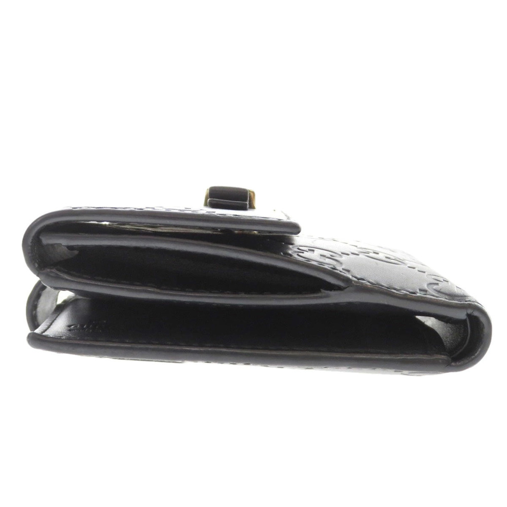 Gucci GG ssima Wallet Bi Shima Leather fold - Picture 3 of 6